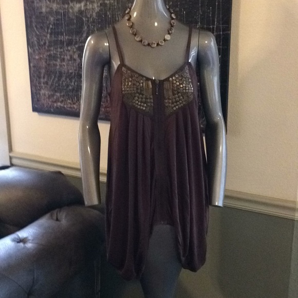 Unique NWT Molio Relio Embellished Tank - Picture 1 of 8